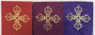 Vajra Cross Print Notebook #2