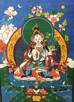 White Tara Wall Hanging #6