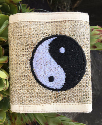 Hemp Yin Yang Wallet #7