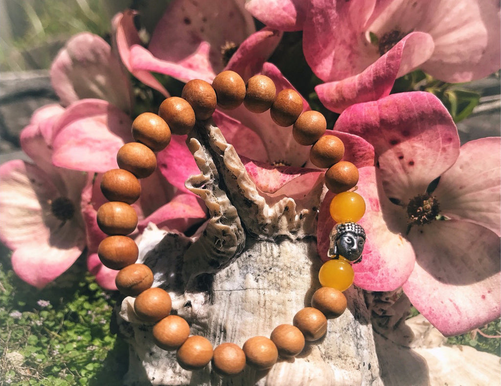 Wrist Mala with Buddha Bead #21