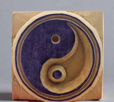 Ying Yang Wood Stamp #13